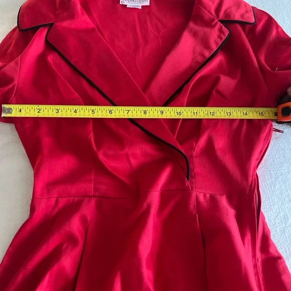 Rockabilly Deadly Dames x Micheline Pitt housewife pinup 50s midi deess XS - Picture 7 of 9